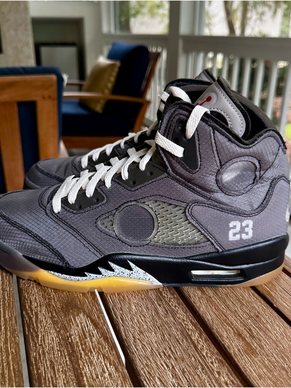 Jordan 5 Off White Muslin. Size 10. No box.